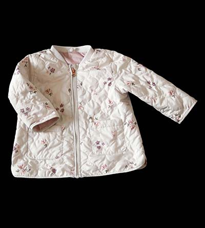 Fešáček * dětský second hand * Vyšívaný Kabátek s kytičkami