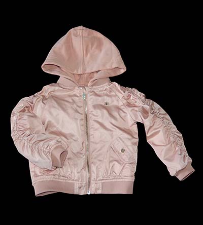 Fešáček * dětský second hand * Saténová jarní/podzimní Bundička/sáčko pro malou parádnici