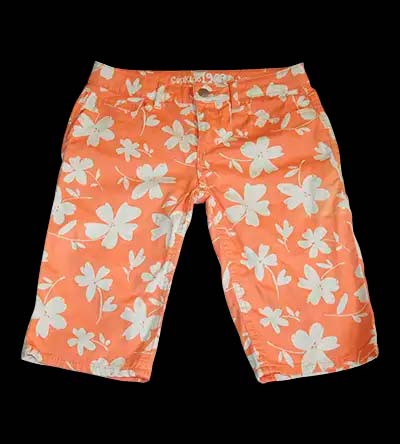 Fešáček * dětský second hand * Květinové bermudy pro slečnu