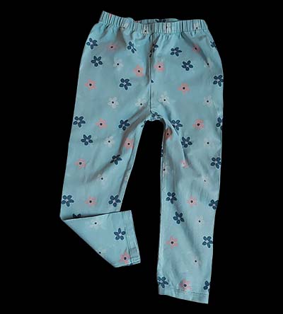 Fešáček * dětský second hand * Kytičkové legíny pro holčičku