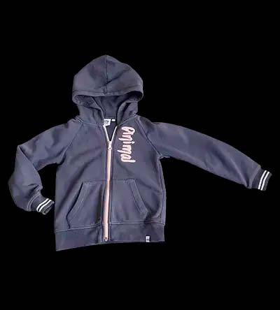 Fešáček * dětský second hand * Sportovní mikina pro slečnu – s kapucí