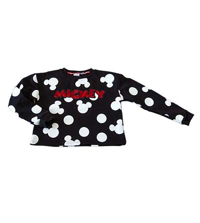 Fešáček * dětský second hand * Mikina "Mickey" s flitrami pro větší slečnu