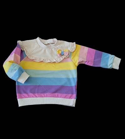 Fešáček * dětský second hand * Mikinka pro malou duhovou vílu