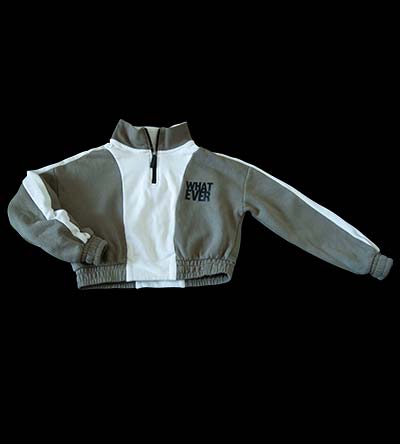 Fešáček * dětský second hand * Stylová mikina do pasu