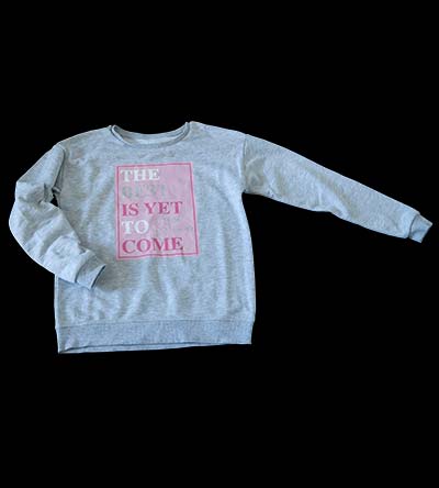 Fešáček * dětský second hand * Dívčí mikina s nápisy