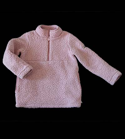 Fešáček * dětský second hand * Beránková růžová mikina