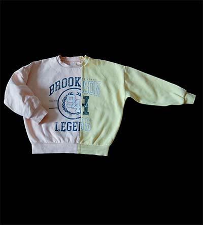 Fešáček * dětský second hand * Módní dívčí mikina lehce zateplená