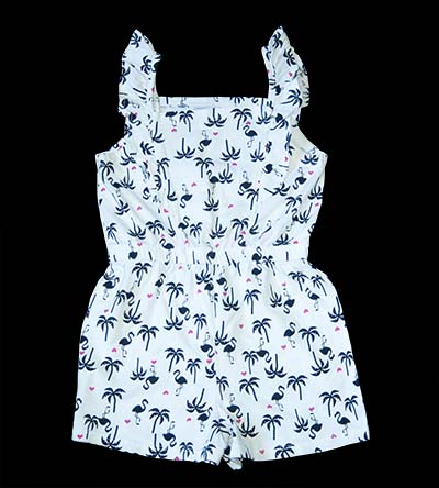 Fešáček * dětský second hand * Letní overal s palmami