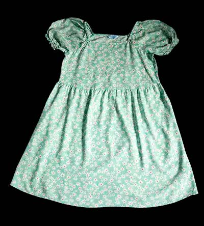 Fešáček * dětský second hand * Indické šaty s květinami pro slečnu