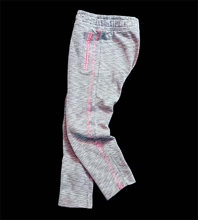 Fešáček * dětský second hand * Zateplené tepláky s hvězdičkami 