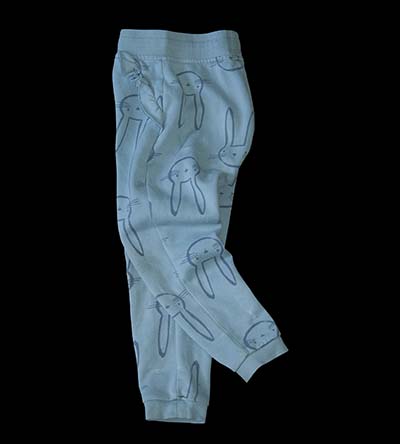 Fešáček * dětský second hand * Zajíčkové tepláčky pro holčičku