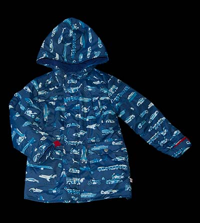 Fešáček * dětský second hand * Oboustranná bunda pro malého řidiče