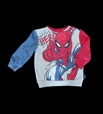 Fešáček * dětský second hand * Mikina pro malého "Spidermana"