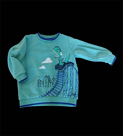 Fešáček * dětský second hand * Mikina z lunaparku pro chlapečka