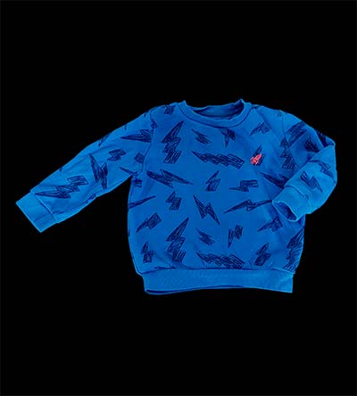 Fešáček * dětský second hand * Vesmírná mikina s raketou pro malé kosmonauty