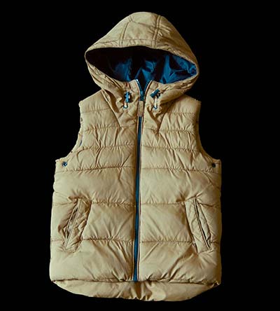 Fešáček * dětský second hand * Zimní teplá vesta pro  malého akčňáka