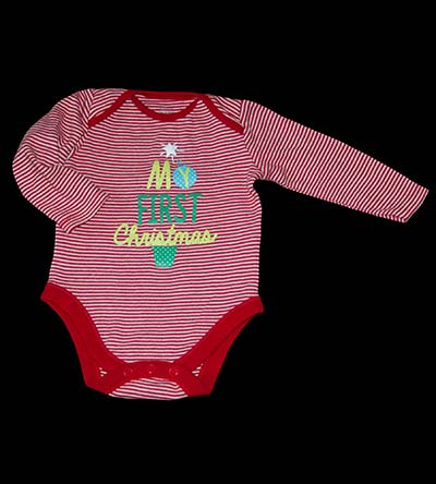 Fešáček * dětský second hand * Body na první vánoce Vašeho miminka