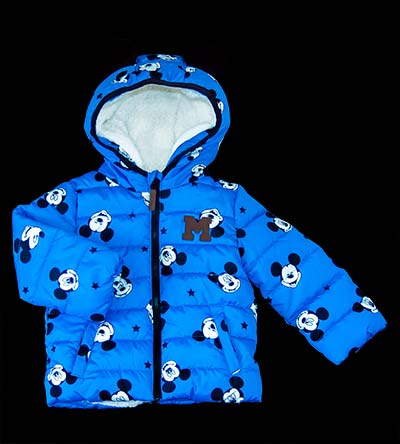 Fešáček * dětský second hand * Zimní beránková bundička "Mickey"