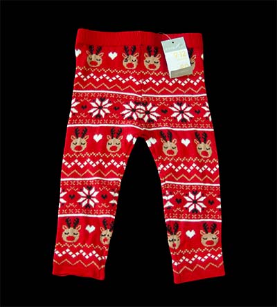 Fešáček * dětský second hand * Teploučké zimní legínky pro holčičku