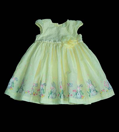 Fešáček * dětský second hand * Zajíčkové šaty pro mimi holčičku
