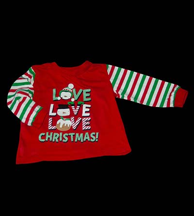 Fešáček * dětský second hand * Vánoční triko pro miminko