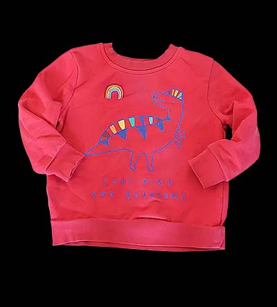 Fešáček * dětský second hand * Dinosauří mikina pro chlapečka nebo holčičku