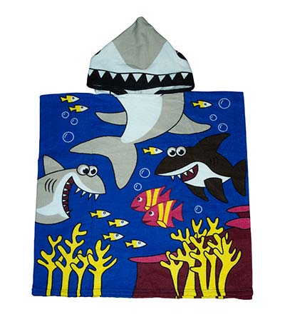 Fešáček * dětský second hand * Plážové pončo na plavání 2v1 - župan a osuška