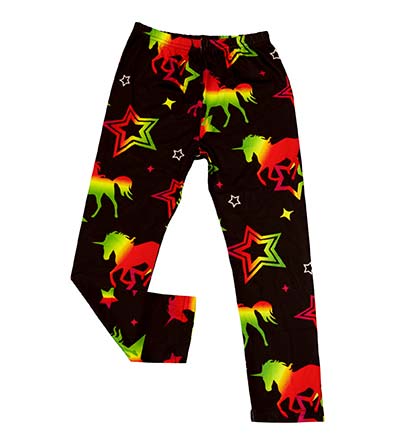 Fešáček * dětský second hand * Legíny s reflexními obrázky