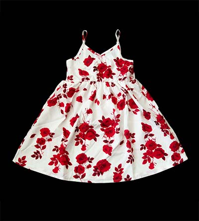 Fešáček * dětský second hand * Letní lehoučké šaty s růžemi