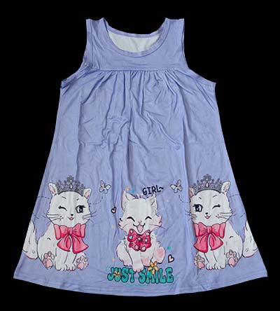 Fešáček * dětský second hand * Levandulové letní šaty pro kočičí královnu