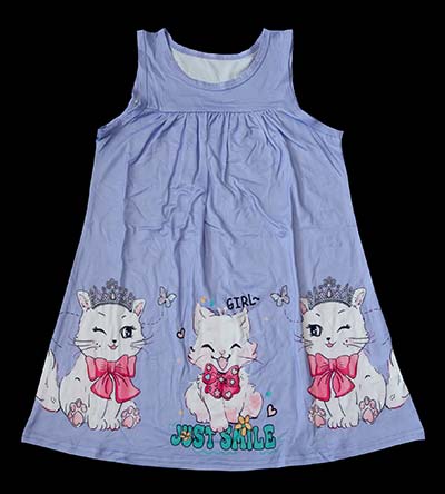 Fešáček * dětský second hand * Levandulové letní šaty pro kočičí královnu