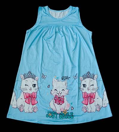 Fešáček * dětský second hand * Nebesky modré šaty pro kočičí královnu