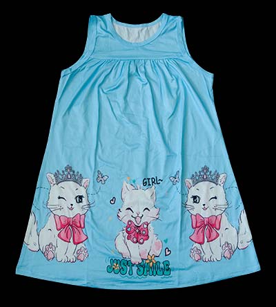 Fešáček * dětský second hand * Nebesky modré šaty pro kočičí královnu
