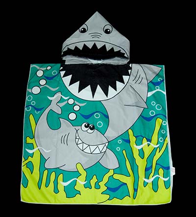 Fešáček * dětský second hand * Plážové pončo na plavání 2v1 - župan a osuška