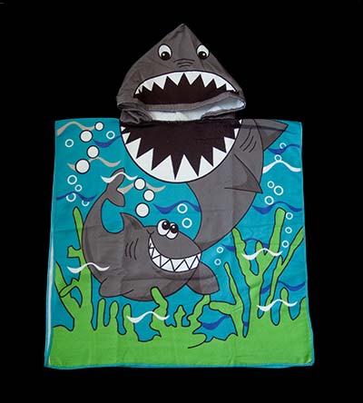 Fešáček * dětský second hand * Plážové pončo na plavání 2v1 - župan a osuška